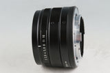 Contax Carl Zeiss Planar T* 45mm F/2 Black Lens for G1/G2 #56572A1