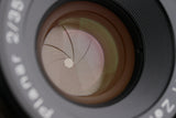 Contax Carl Zeiss Planar T* 35mm F/2 Black Lens for G1/G2 #56574A1