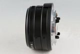 Contax Carl Zeiss Planar T* 35mm F/2 Black Lens for G1/G2 #56574A1