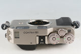 Contax G1 35mm Rangefinder Film Camera #56586D4