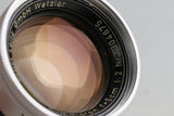 Leica Leitz Summicron 50mm F/2 Lens for Leica M #56737T