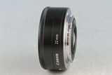 Canon EOS Kiss M + EF-M 22mm F/2 STM Lens #56761E1