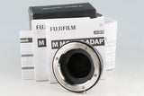 Fujifilm M Mount Adapter With Box #56763L8