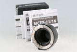 Fujifilm Macro Extension Tube MCEX-16 With Box #56764L8