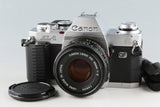 Canon AL-1 + Canon FD 50mm F/2 Lens #56874G21#AU