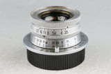Nikon Nippon Kogaku W-Nikkor.C 35mm F/3.5 Lens for Leica L39 #56922C2