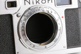 Nikon S2 + Nikkor-S.C 50mm F/1.4 Lens #56936D1