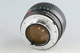 Minolta MC Rokkor-PG 58mm F/1.2 Lens for MD Mount #56942F5