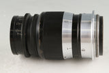 Leica Leitz Elmar 90mm F/4 Lens for Leica L39 #56960T
