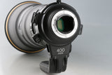Nikon AF-S Nikkor 400mm F/2.8 E FL ED VR Lens #57062A6