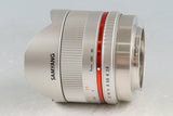 Samyang 8mm F/2.8 UMC FISH-EYE II Lens for X-Mount With Box #57068L8