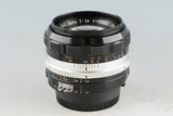 Nikon NIKKOR-S.C Auto 50mm F/1.4 Ai Convert Lens #57297A4