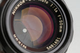 Nikon NIKKOR-S.C Auto 50mm F/1.4 Ai Convert Lens #57297A4