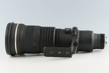 Nikon AF-S Nikkor ED 500mm F/4 D Lens #57314L