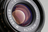 Minolta CLE + M-Rokkor 40mm F/2 Lens ZSZ 50th Anniversary #57365D5