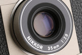 Nikon 35Ti 35mm Point & Shoot Film Camera #57368D5
