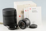 Leica Leitz Summicron-M 35mm F/2 ASPH. Black Paint Lens With Box #57376L1