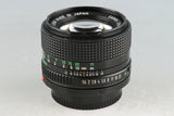 Canon FD 50mm F/1.4 Lens #57385F5