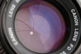 Canon FD 50mm F/1.4 Lens #57385F5