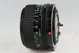 Canon FD 50mm F/1.4 Lens #57385F5