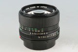 Canon FD 50mm F/1.4 Lens #57412F5