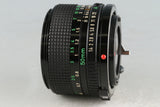 Canon FD 50mm F/1.4 Lens #57412F5