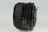Canon FD 50mm F/1.4 Lens #57412F5