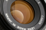 Canon F-1 + FD 50mm F/2 Lens #57416D2