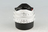 Voigtlander Super Wide-Heliar 15mm F/4.5 ASPH Lens for Leica L39 + View Finder #57419C2