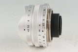 Voigtlander Super Wide-Heliar 15mm F/4.5 ASPH Lens for Leica L39 + View Finder #57419C2