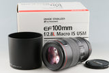 Canon EF Macro 100mm F/2.8 L IS USM Lens With Box #57470L3