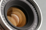Leica Leitz Canada Summicron 35mm F/2 8-Elements Lens for Leica L39 #57623T