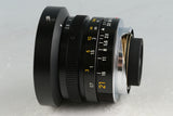 Leica Leitz Canada Elmarit-M 21mm F/2.8 Lens for Leica M With Box CLA By Kanto Camera #57624L1