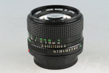 Canon FD 50mm F/1.4 Lens #57628F4