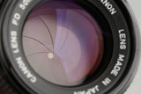 Canon FD 50mm F/1.4 Lens #57673F4