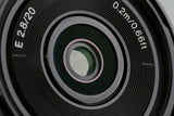 Sony E 20mm F/2.8 Lens for E-Mount #57709F5