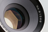 Mamiya RB67 Pro S + Mamiya-Sekor C 127mm F/3.8 Lens #57715F1