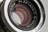 Nikon W-NIKKOR・C 35mm F/2.5 Lens for Leica L39 #57717C1