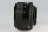 Contax Carl Zeiss Planar T* 50mm F/1.4 AEJ Lens for CY Mount #57745A2