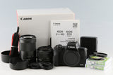 Canon EOS Kiss M2 + EF-M 15-45mm F/3.5-6.3 + 55-200mm F/4.5-6.3 IS STM Lens With Box #57809L3