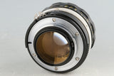 Nikon Nikkor-S Auto 50mm F/1.4 Ai Convert Lens #57844A4