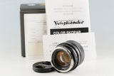 Voigtlander Nokton Classic SC 35mm F/1.4 ICS Special Edition Lens for Leica M Mount With Box #57848L8