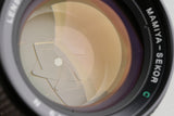 Mamiya-Sekor C 80mm F/1.9 N Lens for Mamiya 645 #57887E5