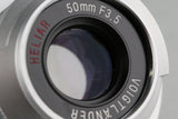 Voigtlander Bessa-T + Heliar 50mm F/3.5 101st Anniversary Model #58004D5