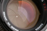 Canon AE-1 + FD 50mm F/1.4 S.S.C. Lens #58014D4