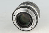 Nikon Nikkor 85mm F/2 Ais Lens #58069A3