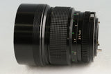 Canon FD 135mm F/2 Lens #58111F4