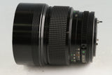 Canon FD 135mm F/2 Lens #58111F4