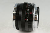 Carl Zeiss C Sonnar T* 50mm F/1.5 ZM Lens for Leica M With Box #58126L7