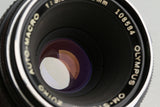 Olympus OM-System Zuiko Auto-Macro 50mm F/3.5 Lens #58207G21